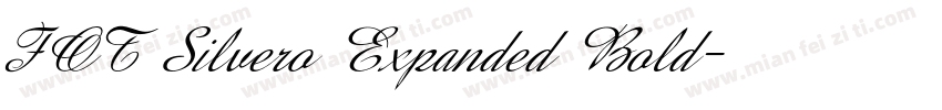 FOT Silvero Expanded Bold字体转换